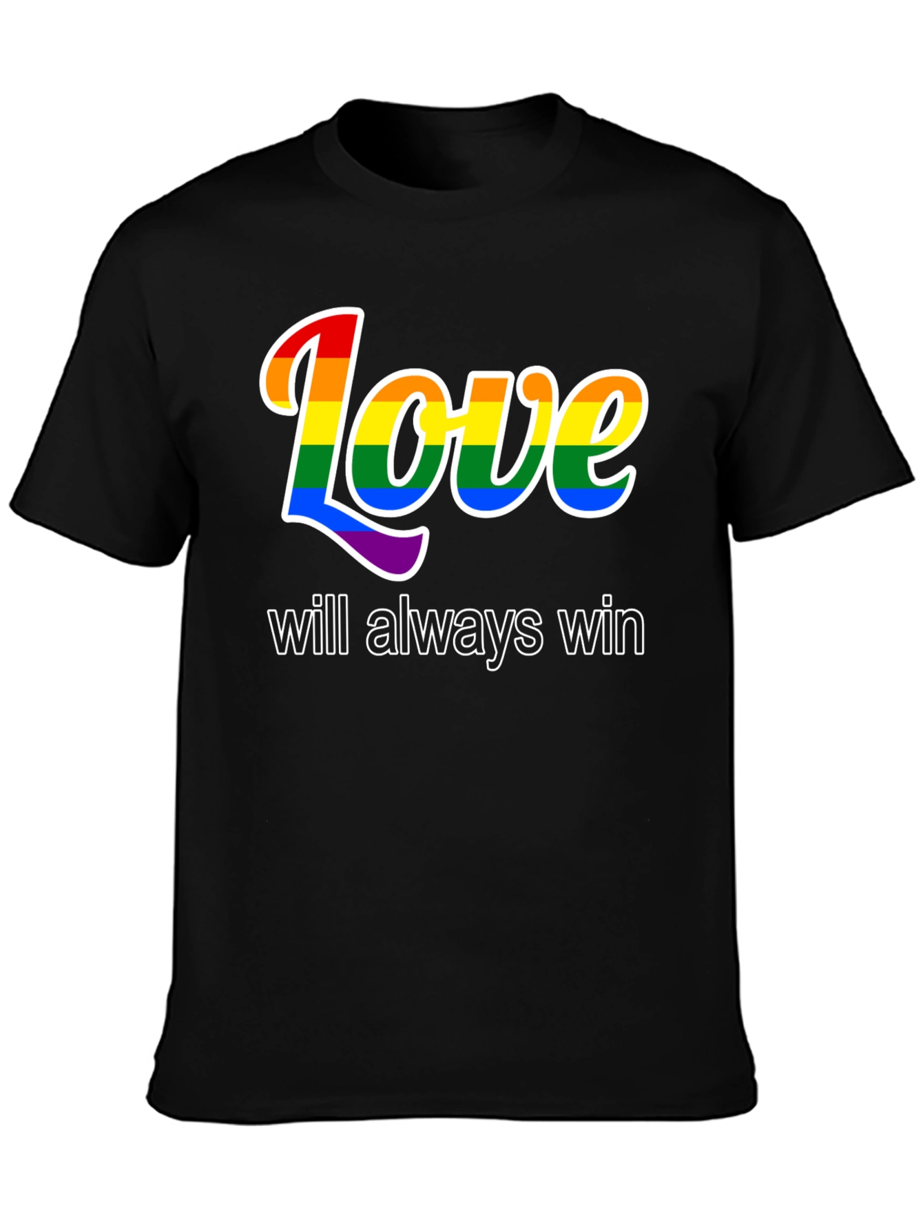 Love Will Always Win LGBTQ+ Pride T-Shirt