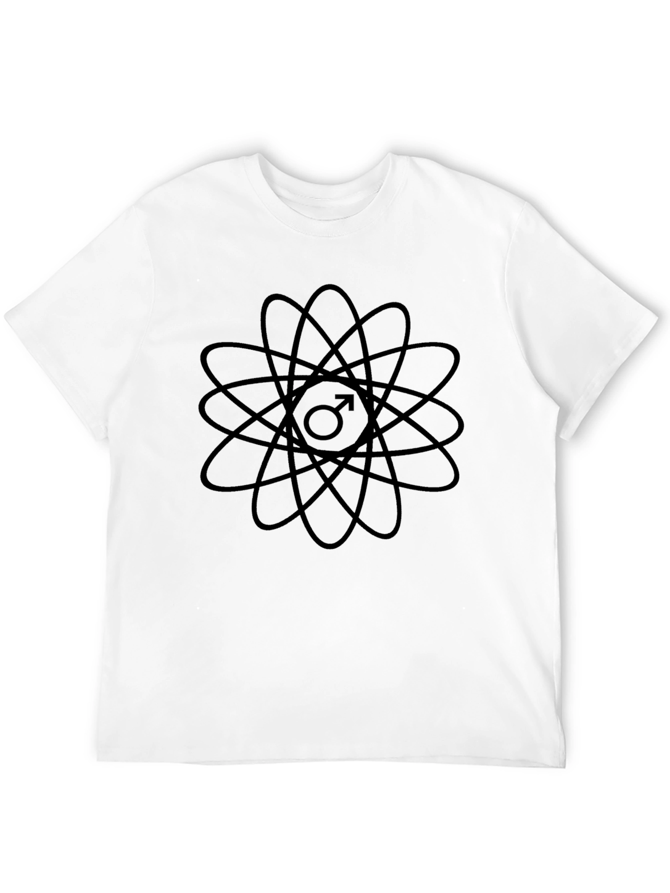 Atomic Man Symbol Black T-Shirt