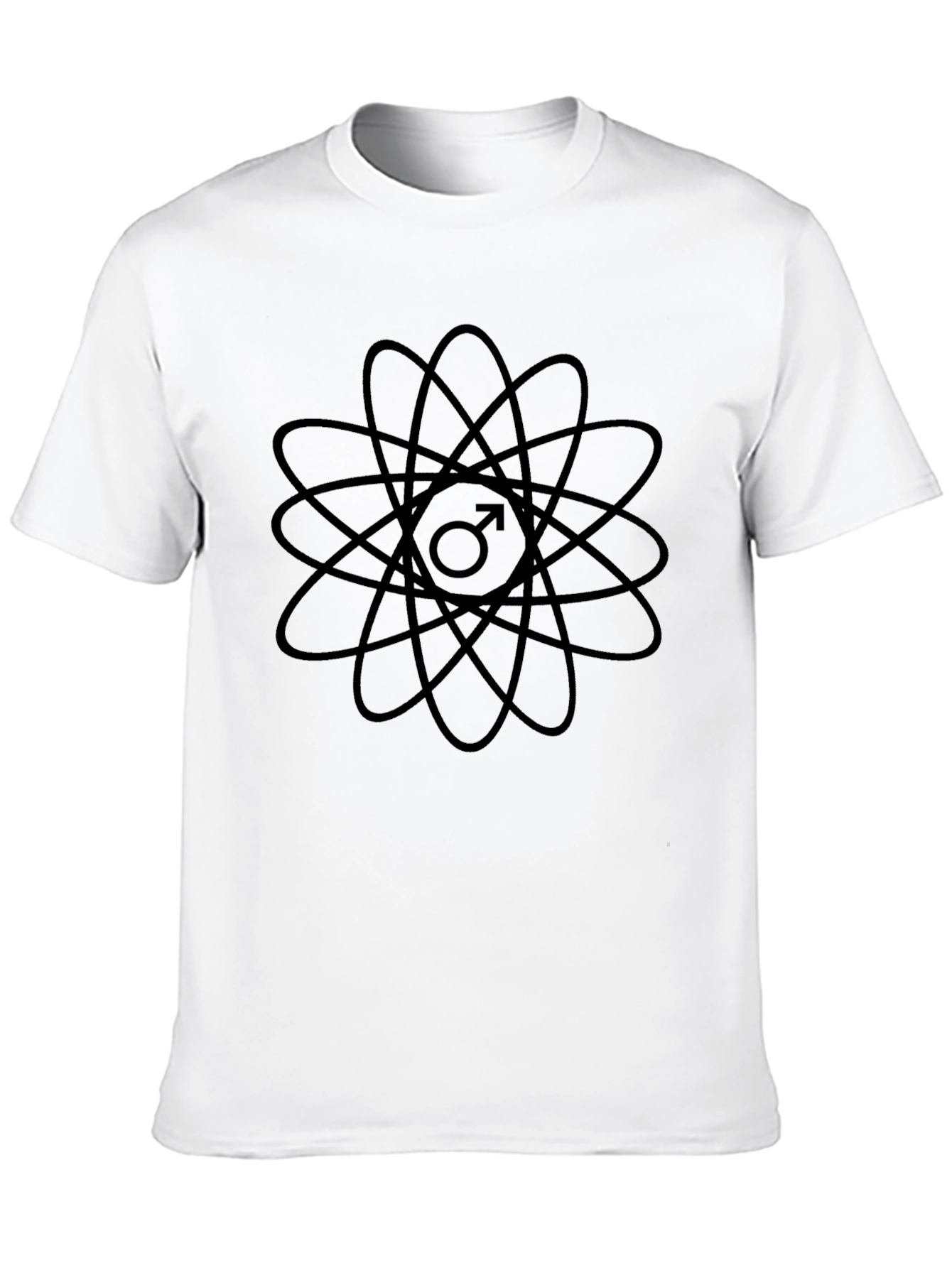 Atomic Man Symbol Black T-Shirt