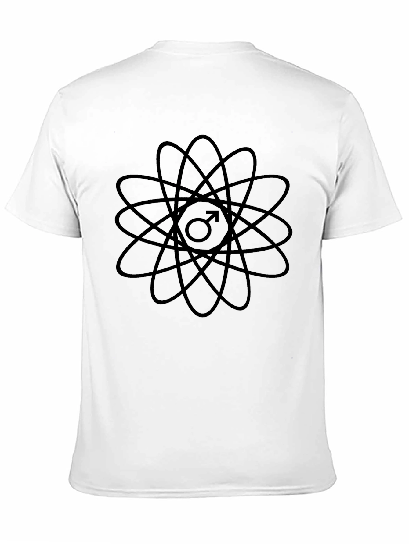 Atomic Man Symbol Black T-Shirt