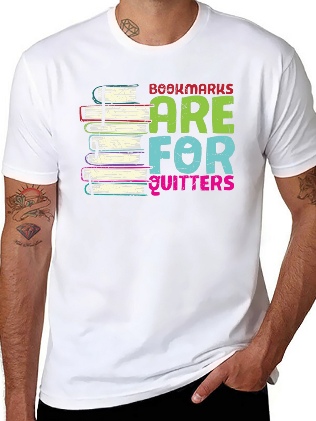 Bookmarks are for Quitters T-Shirt