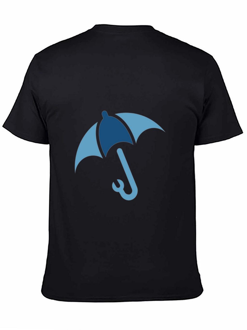 Blue Umbrella Graphic Tee - Stylish & Unique Design