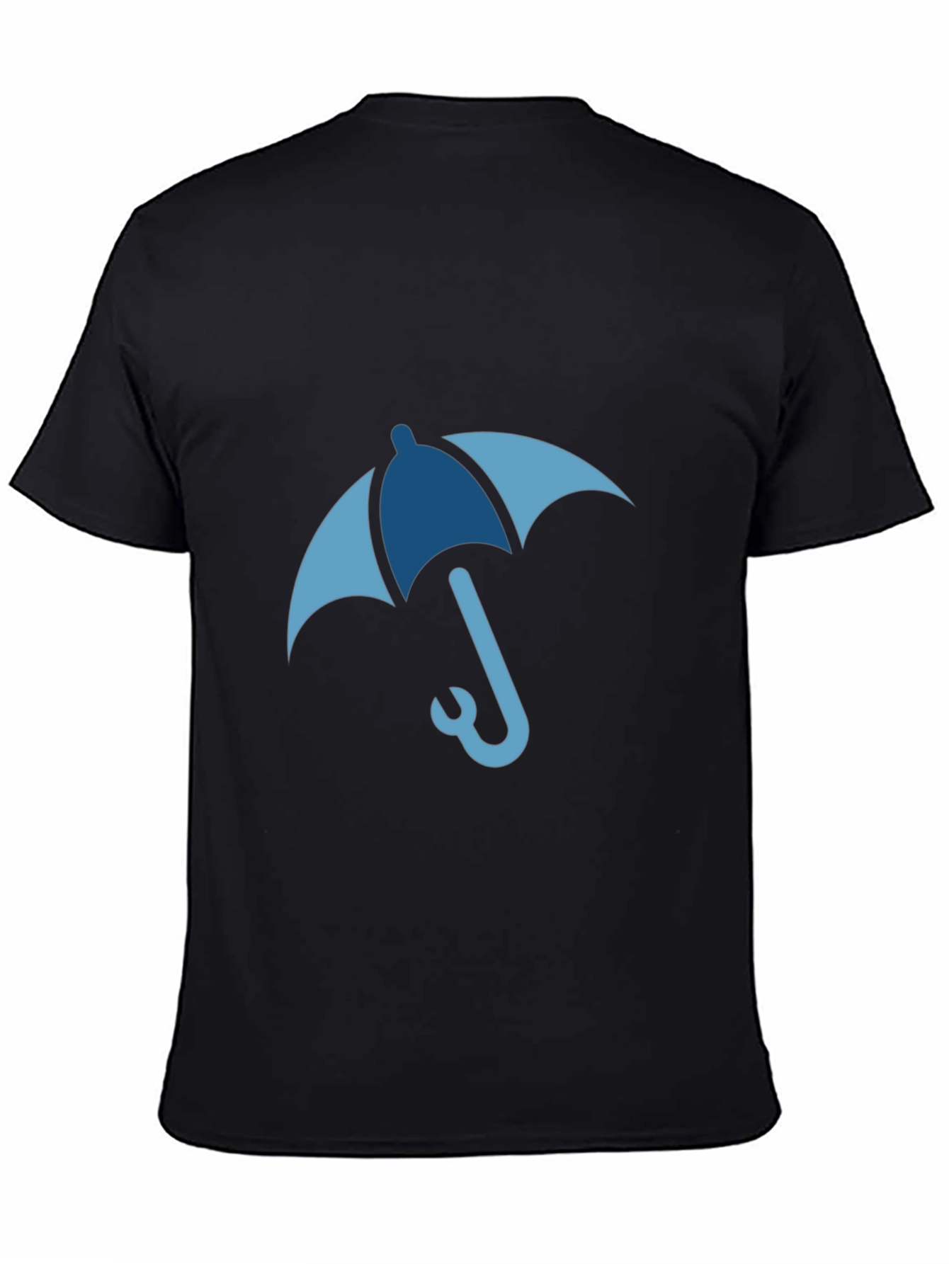 Blue Umbrella Graphic Tee - Stylish & Unique Design