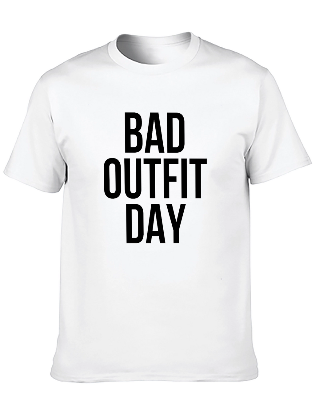 Bad Outfit Day Graphic Tee - Black