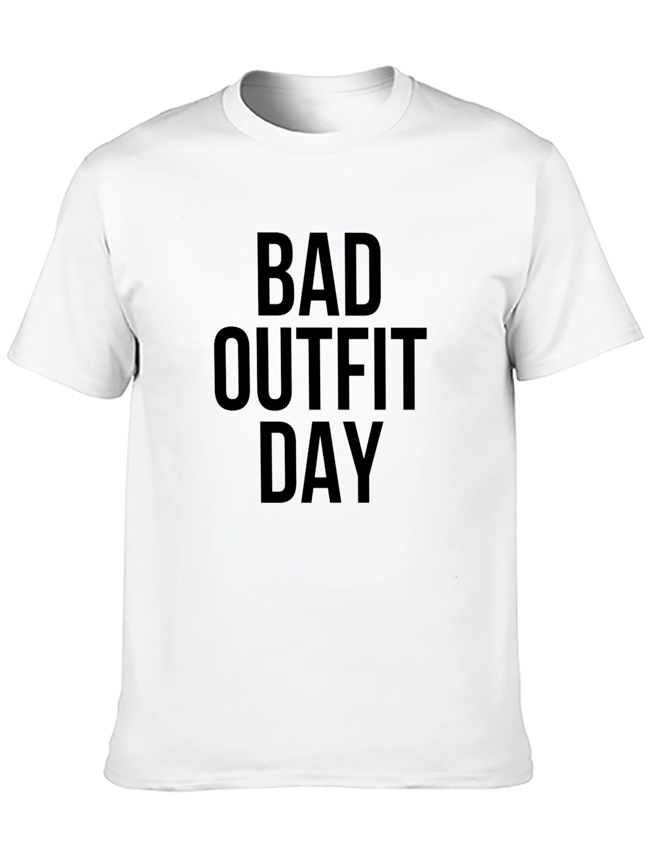 Bad Outfit Day Graphic Tee - Black