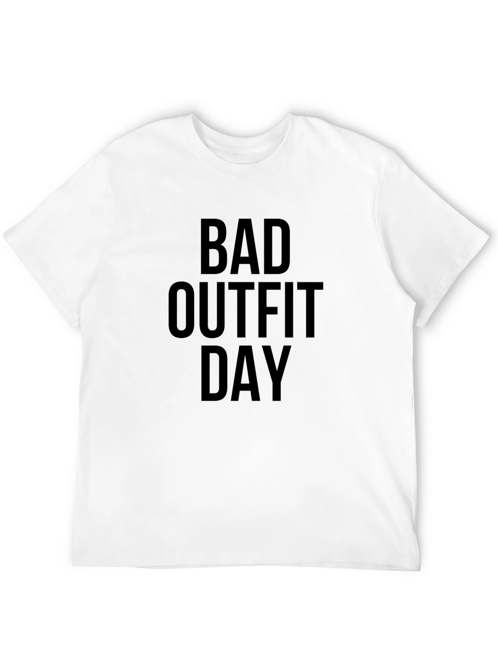 Bad Outfit Day Graphic Tee - Black