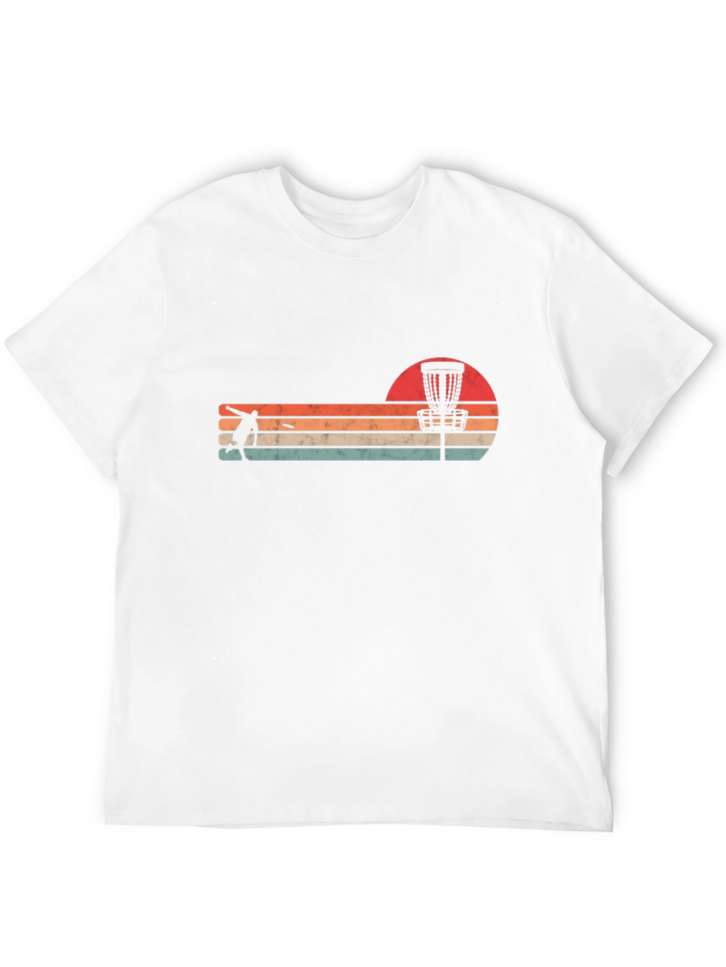Retro Disc Golf T-Shirt - Black Tee