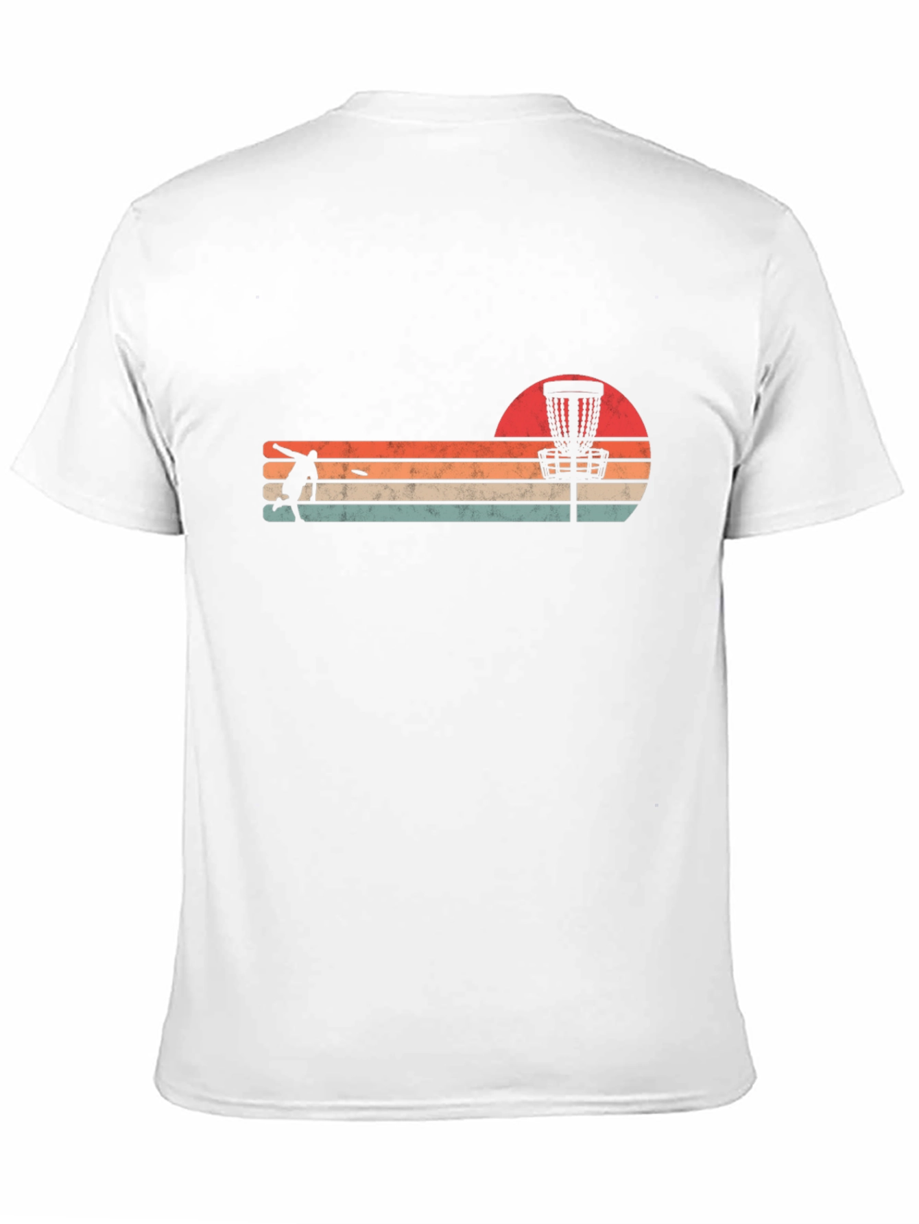 Retro Disc Golf T-Shirt - Black Tee