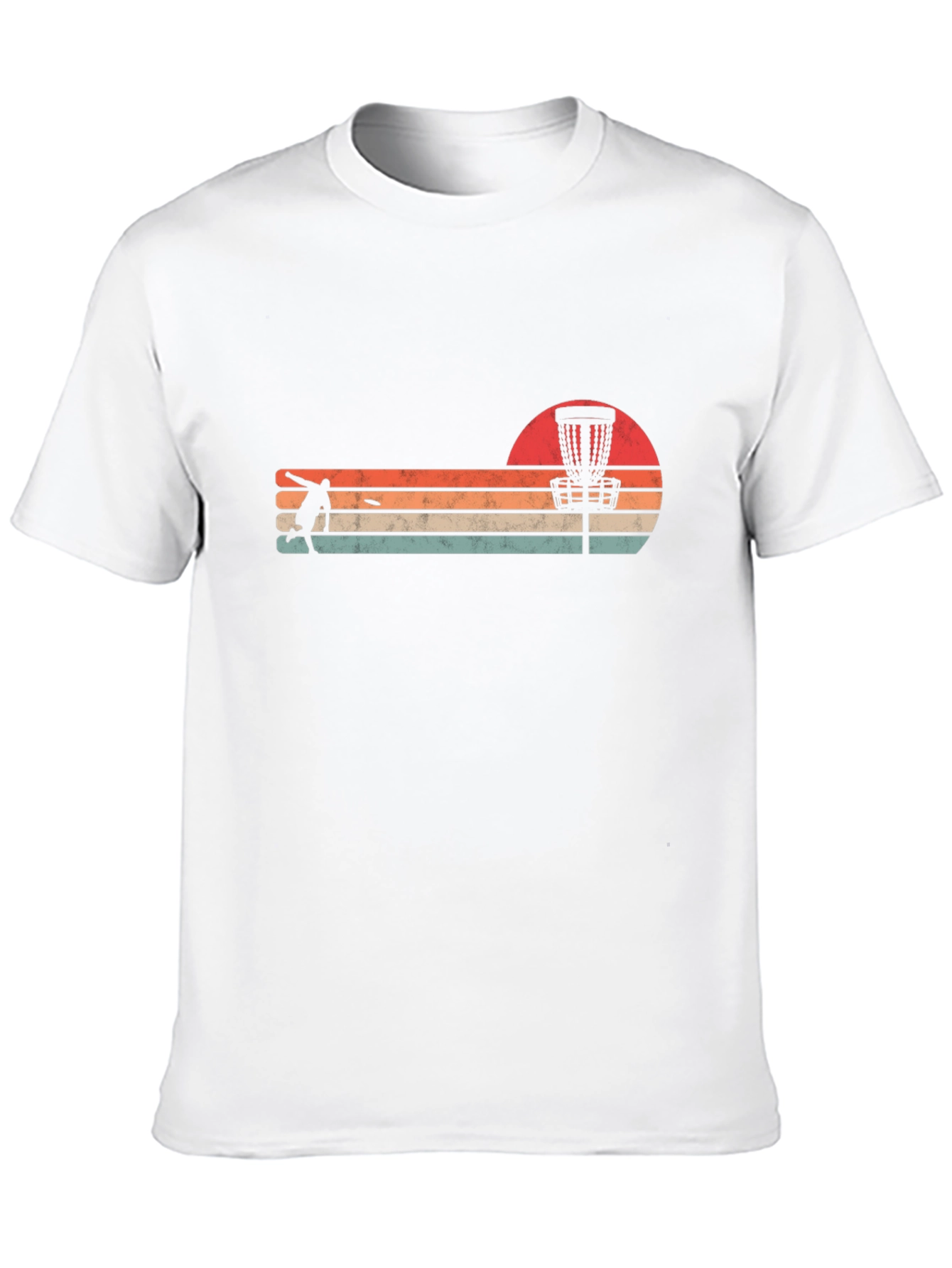 Retro Disc Golf T-Shirt - Black Tee
