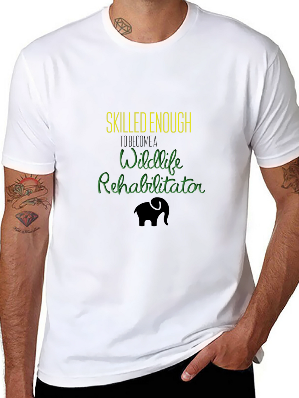 Wildlife Rehab T-Shirt - Skilled Enough Design