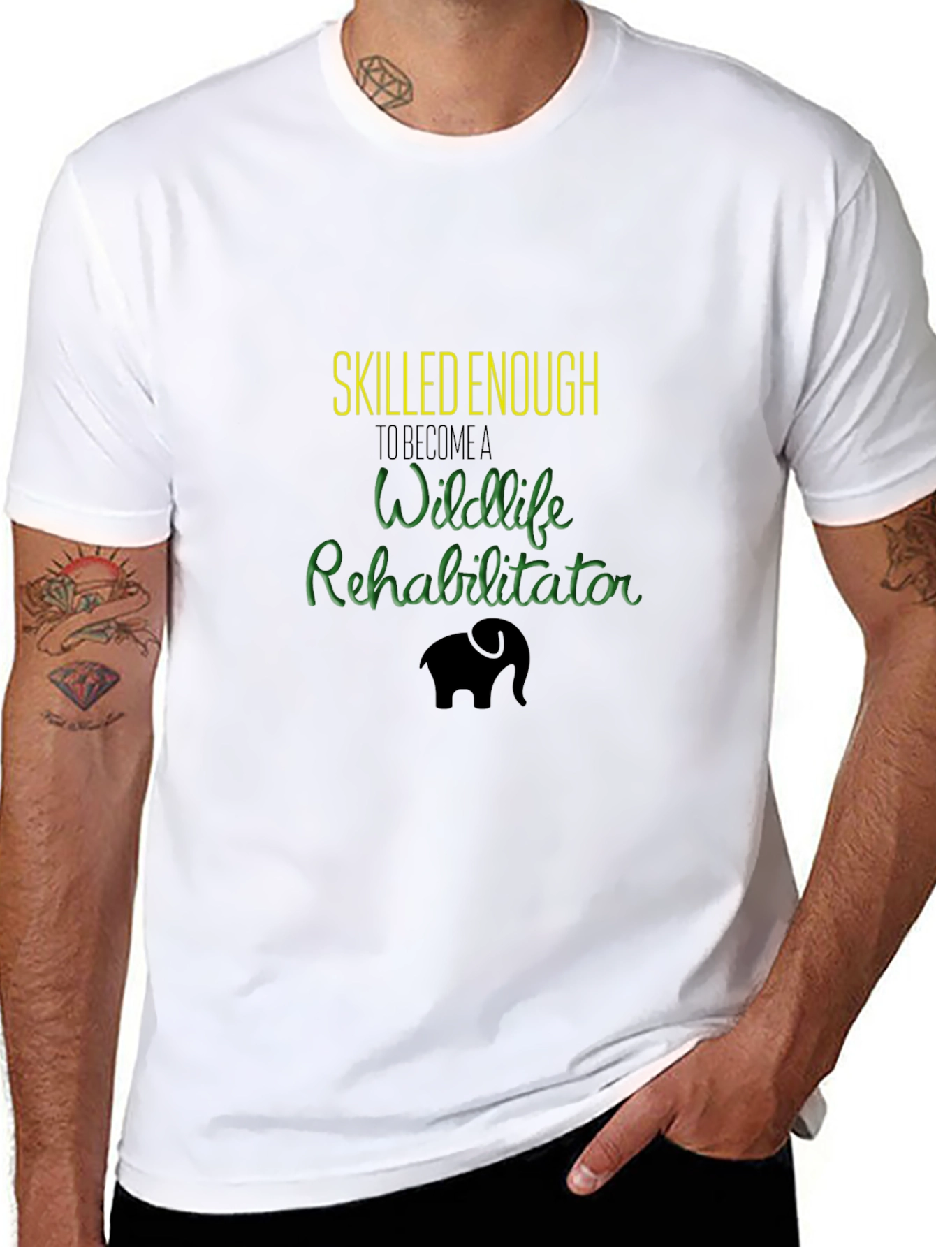 Wildlife Rehab T-Shirt - Skilled Enough Design