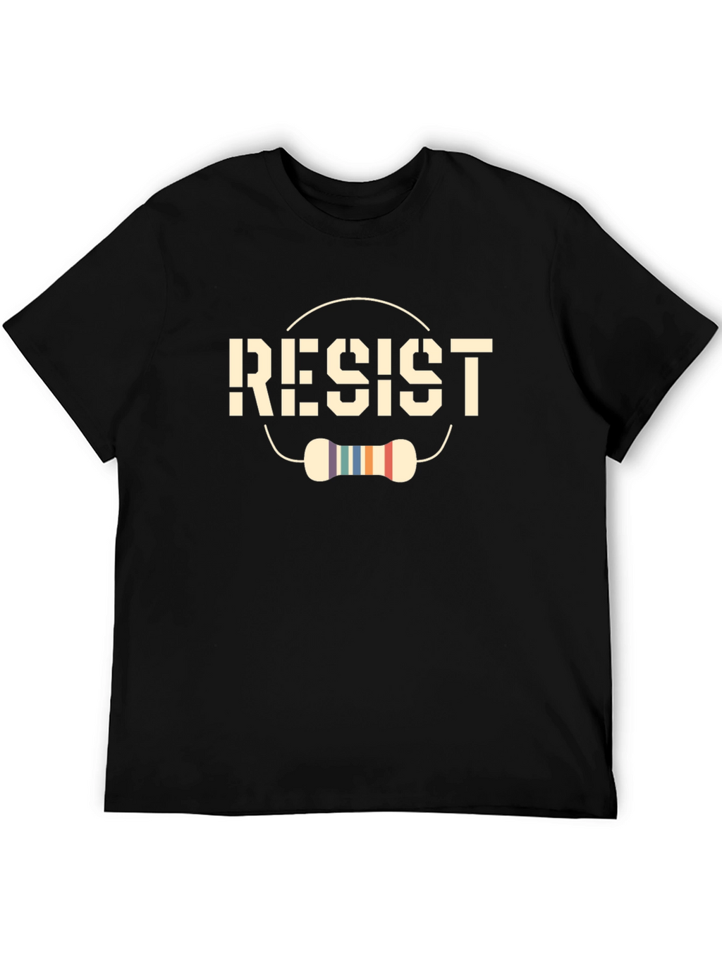 Resist Resistor T-Shirt - Geeky Circuitry Design