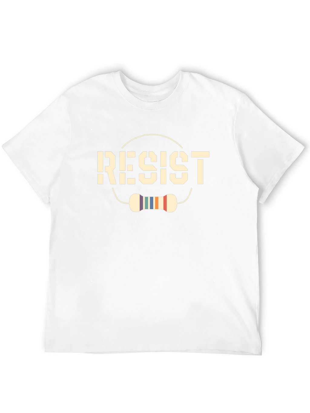 Resist Resistor T-Shirt - Geeky Circuitry Design