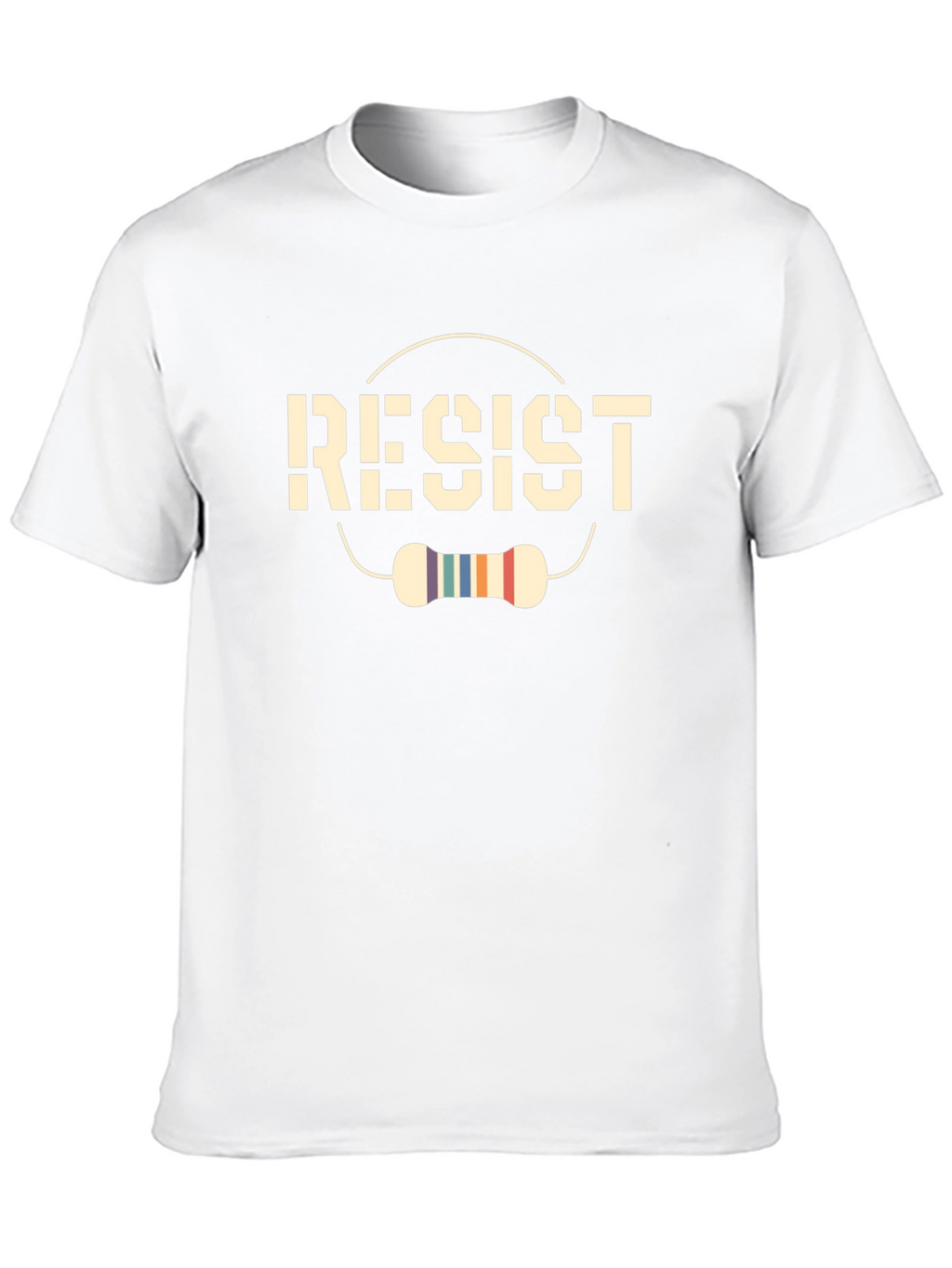 Resist Resistor T-Shirt - Geeky Circuitry Design