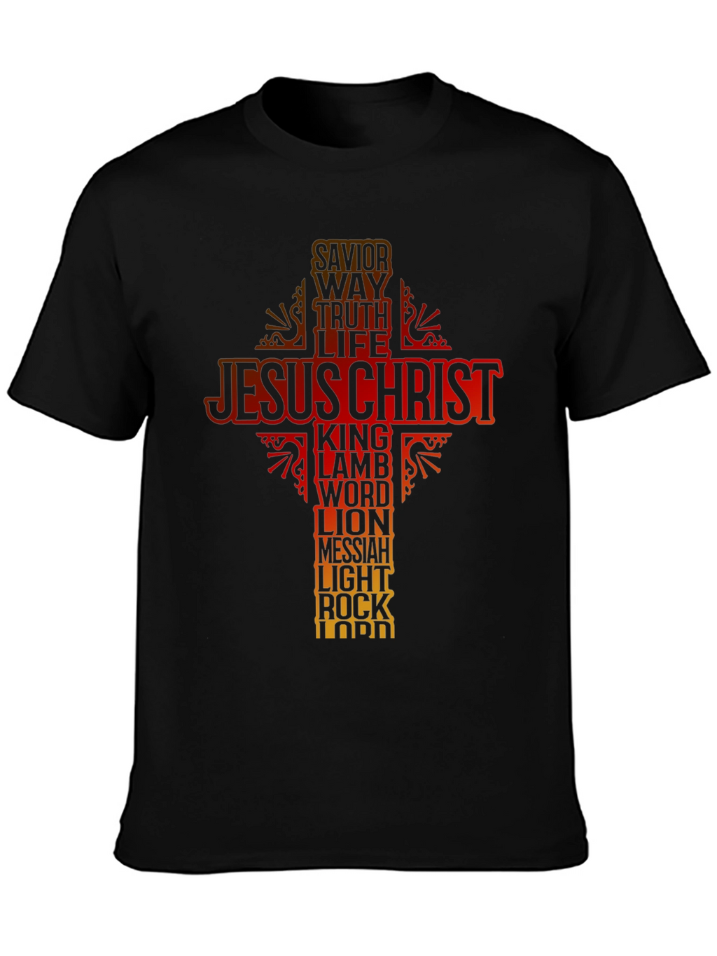 Jesus Christ Cross T-Shirt Christian Religious Tee