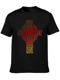 Jesus Christ Cross T-Shirt Christian Religious Tee
