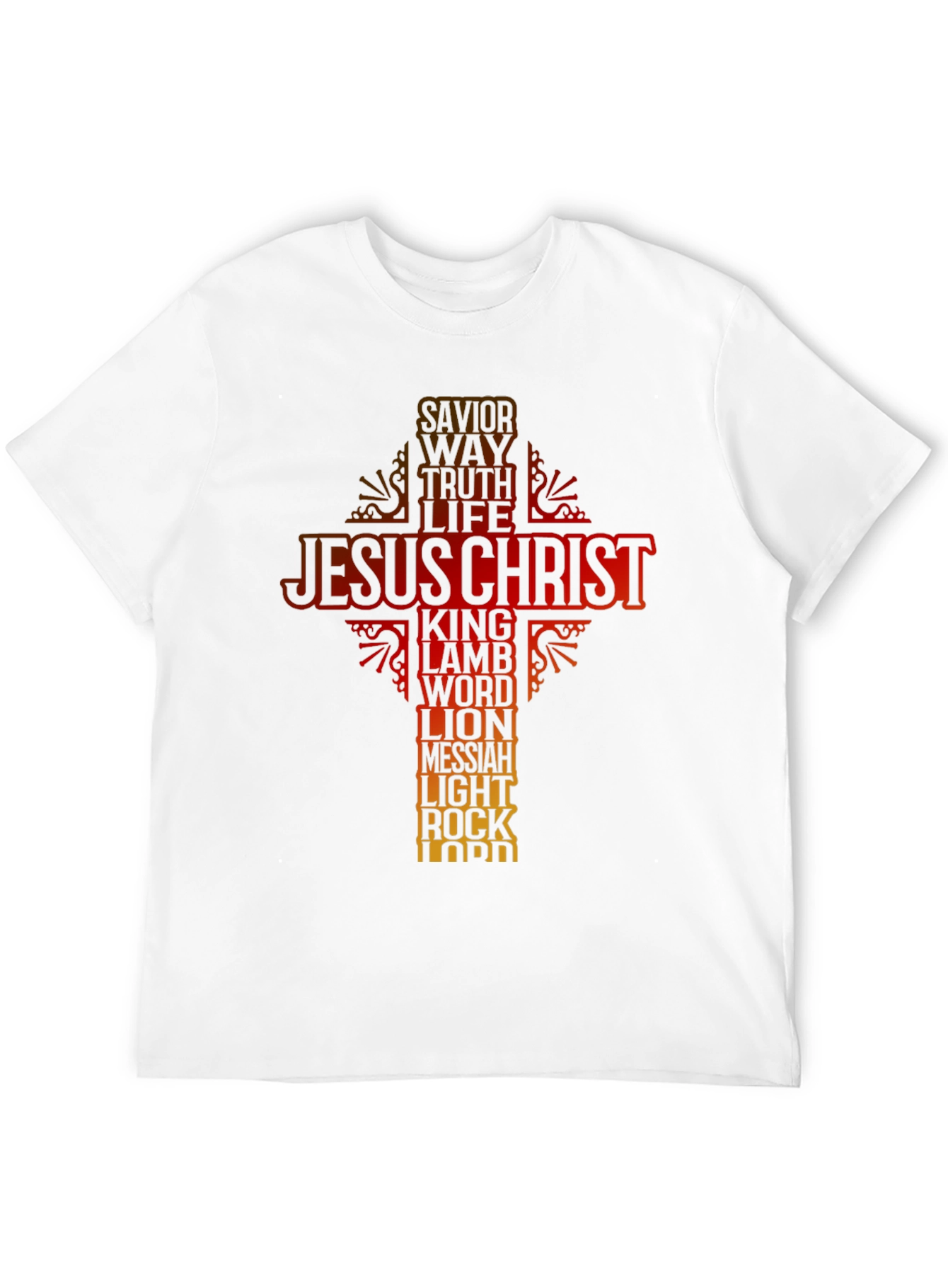 Jesus Christ Cross T-Shirt Christian Religious Tee