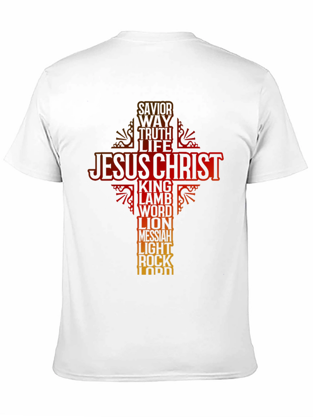 Jesus Christ Cross T-Shirt Christian Religious Tee
