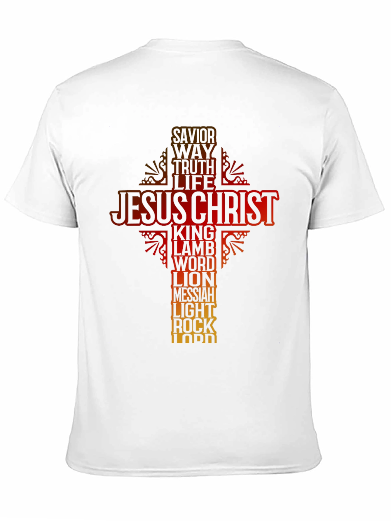 Jesus Christ Cross T-Shirt Christian Religious Tee