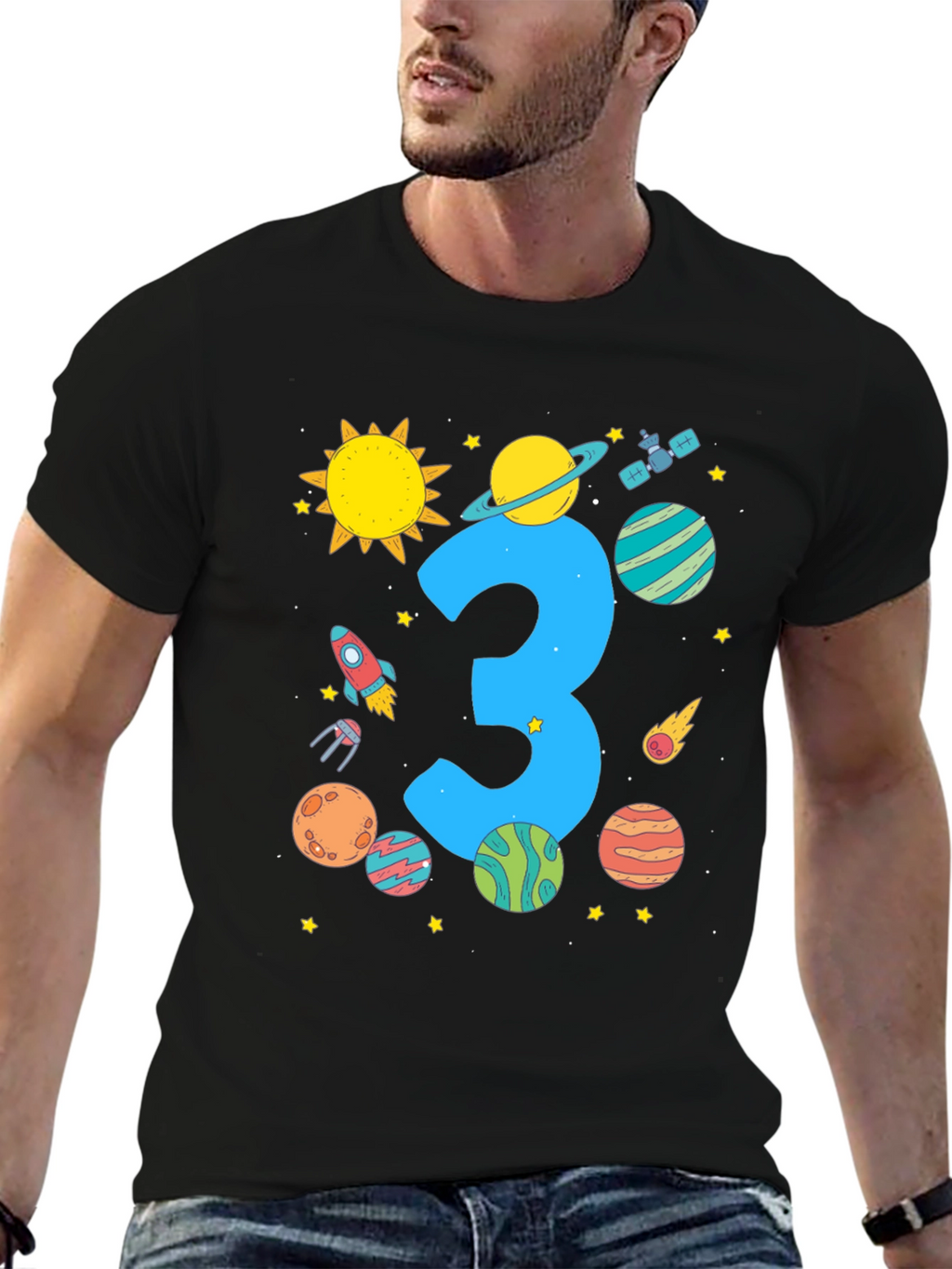 Cosmic 3rd Birthday T-Shirt