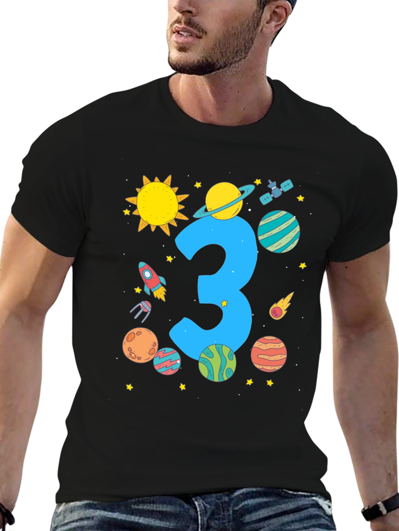 Cosmic 3rd Birthday T-Shirt