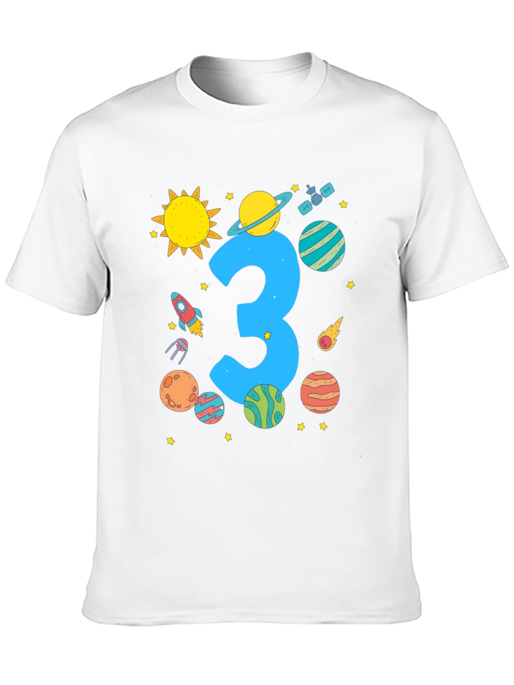 Cosmic 3rd Birthday T-Shirt