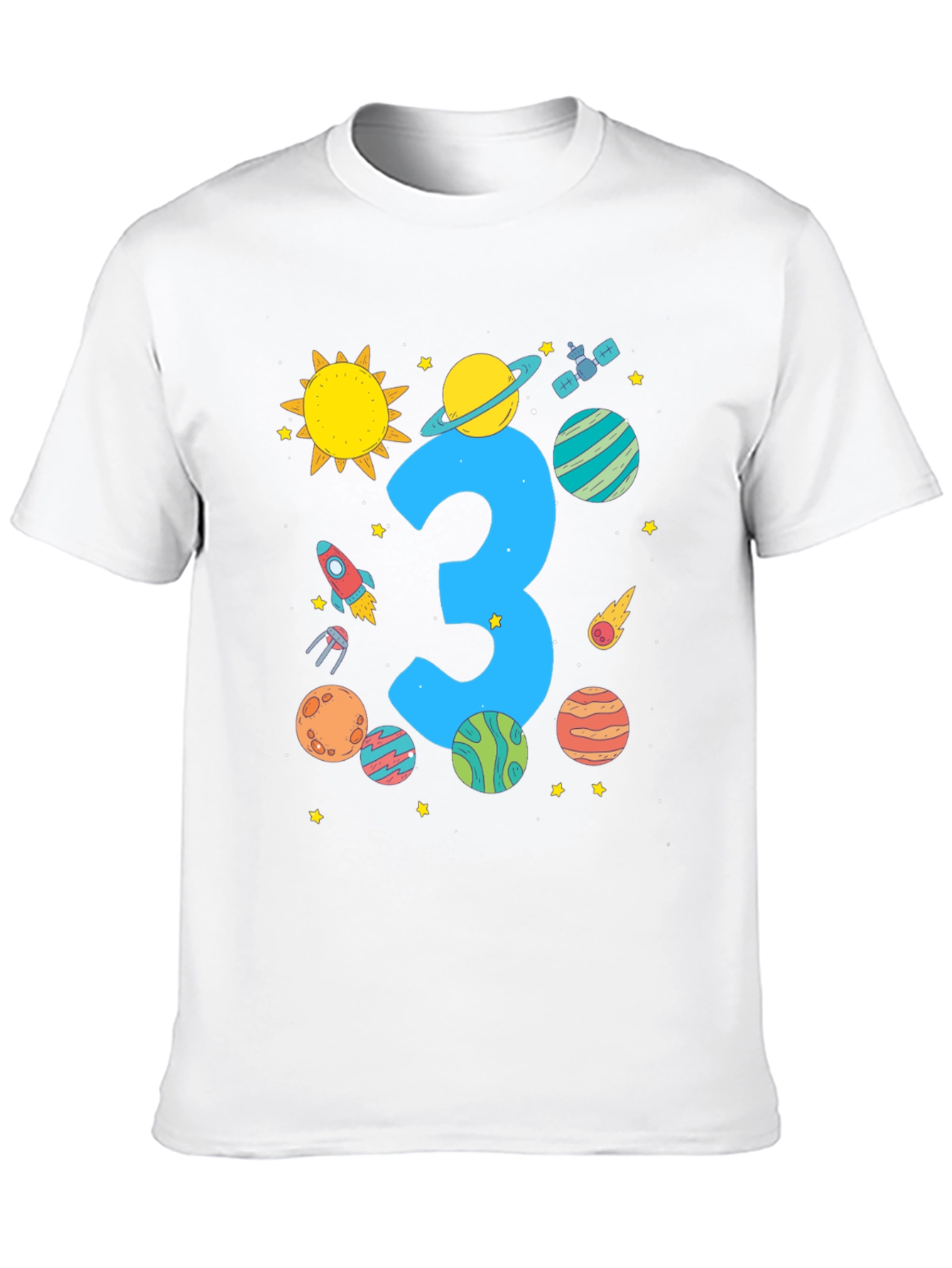 Cosmic 3rd Birthday T-Shirt