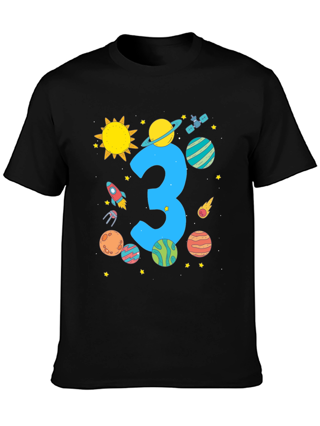 Cosmic 3rd Birthday T-Shirt
