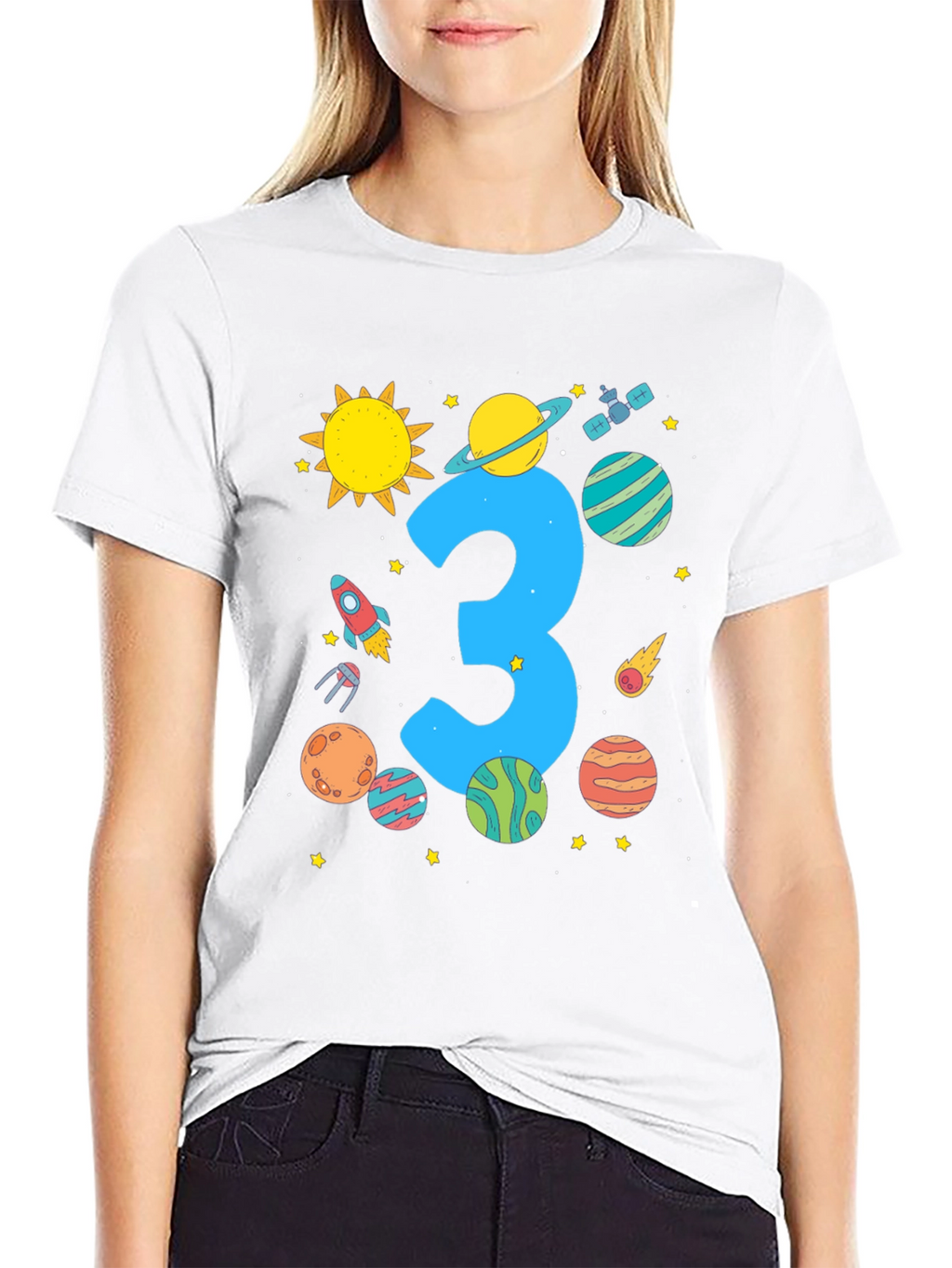 Cosmic 3rd Birthday T-Shirt