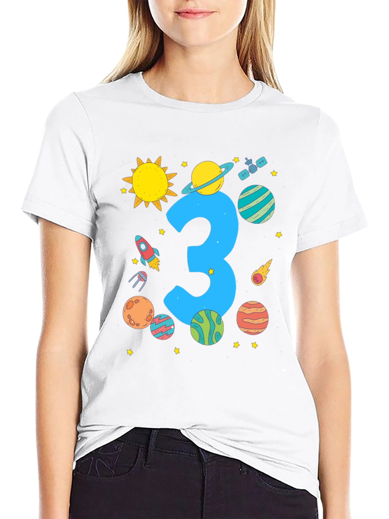Cosmic 3rd Birthday T-Shirt