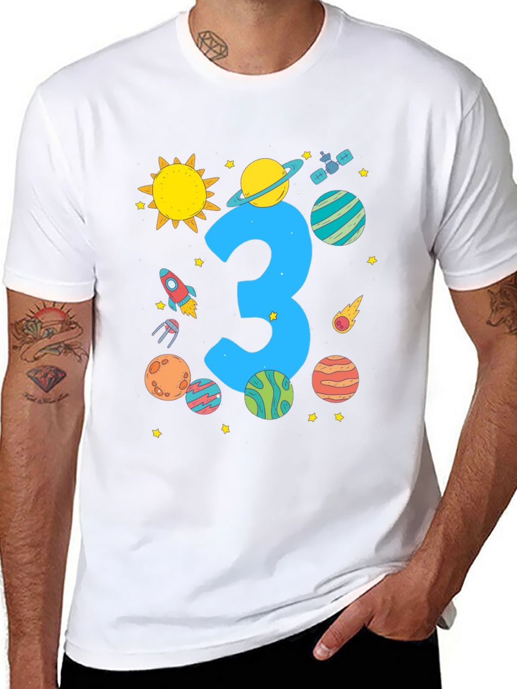 Cosmic 3rd Birthday T-Shirt