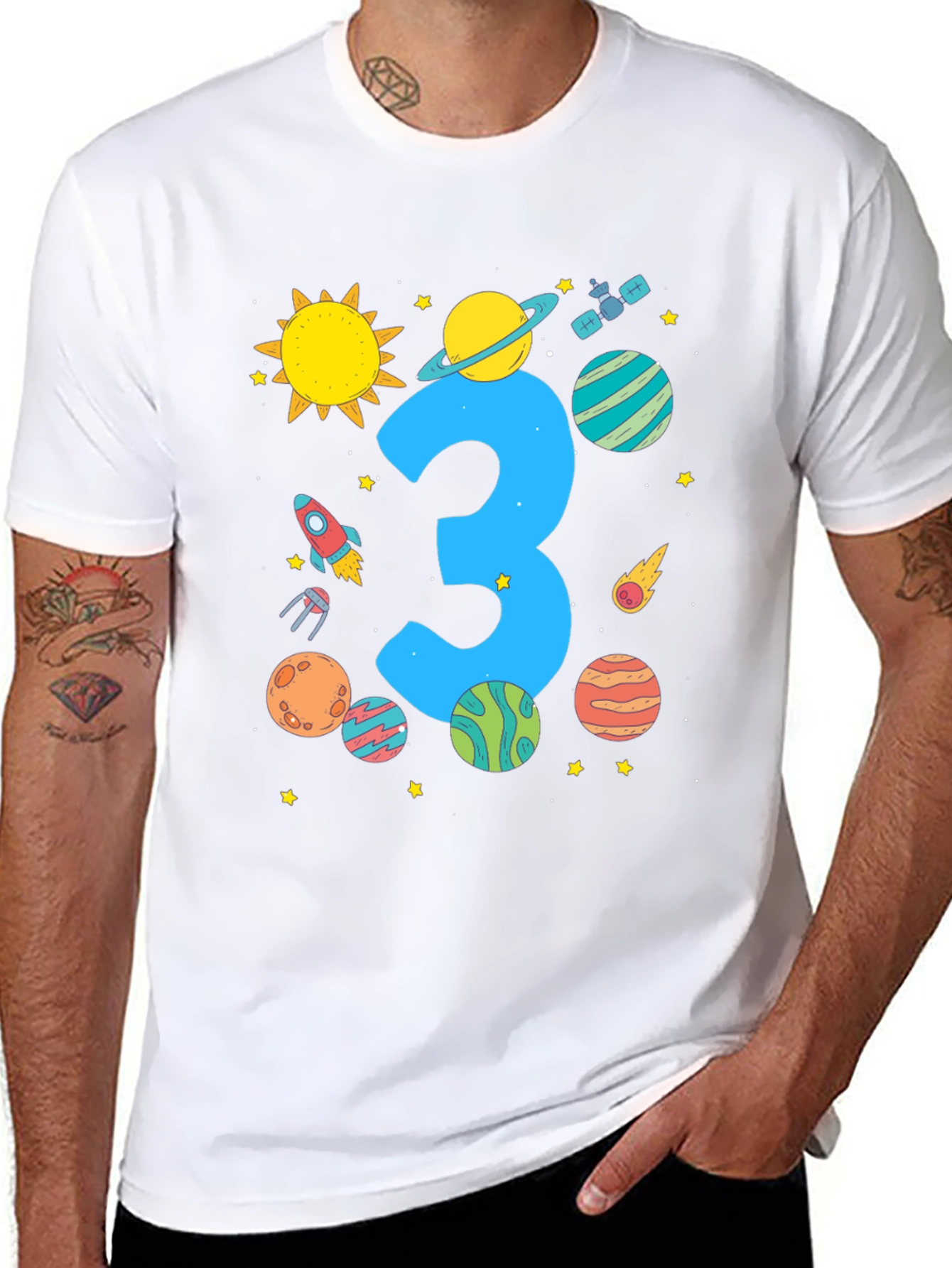 Cosmic 3rd Birthday T-Shirt