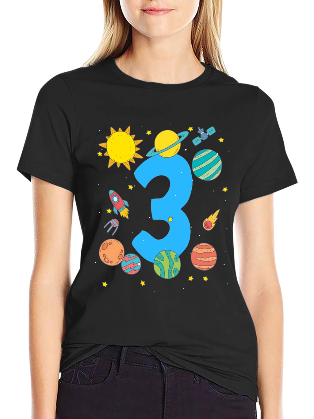 Cosmic 3rd Birthday T-Shirt