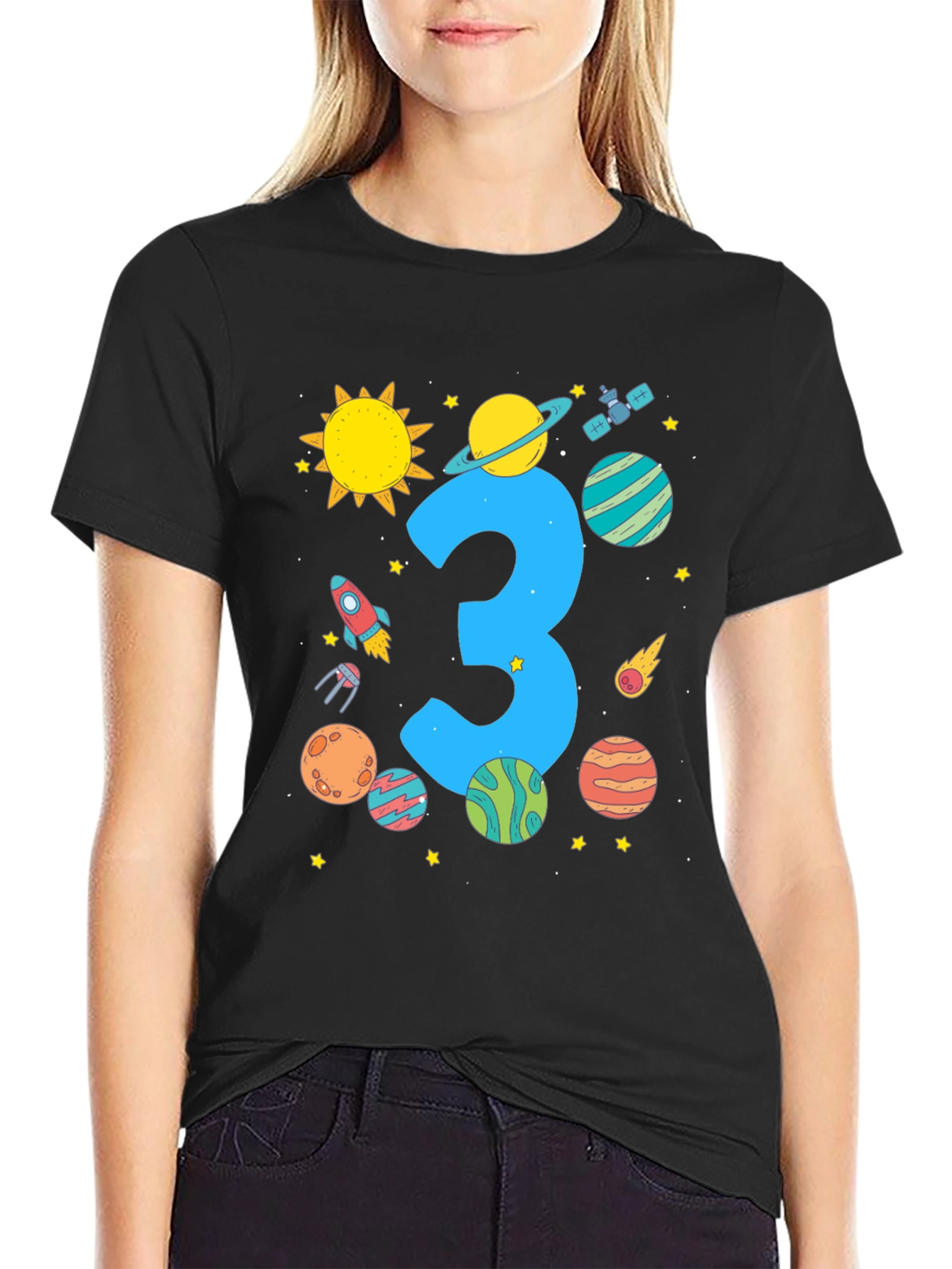 Cosmic 3rd Birthday T-Shirt