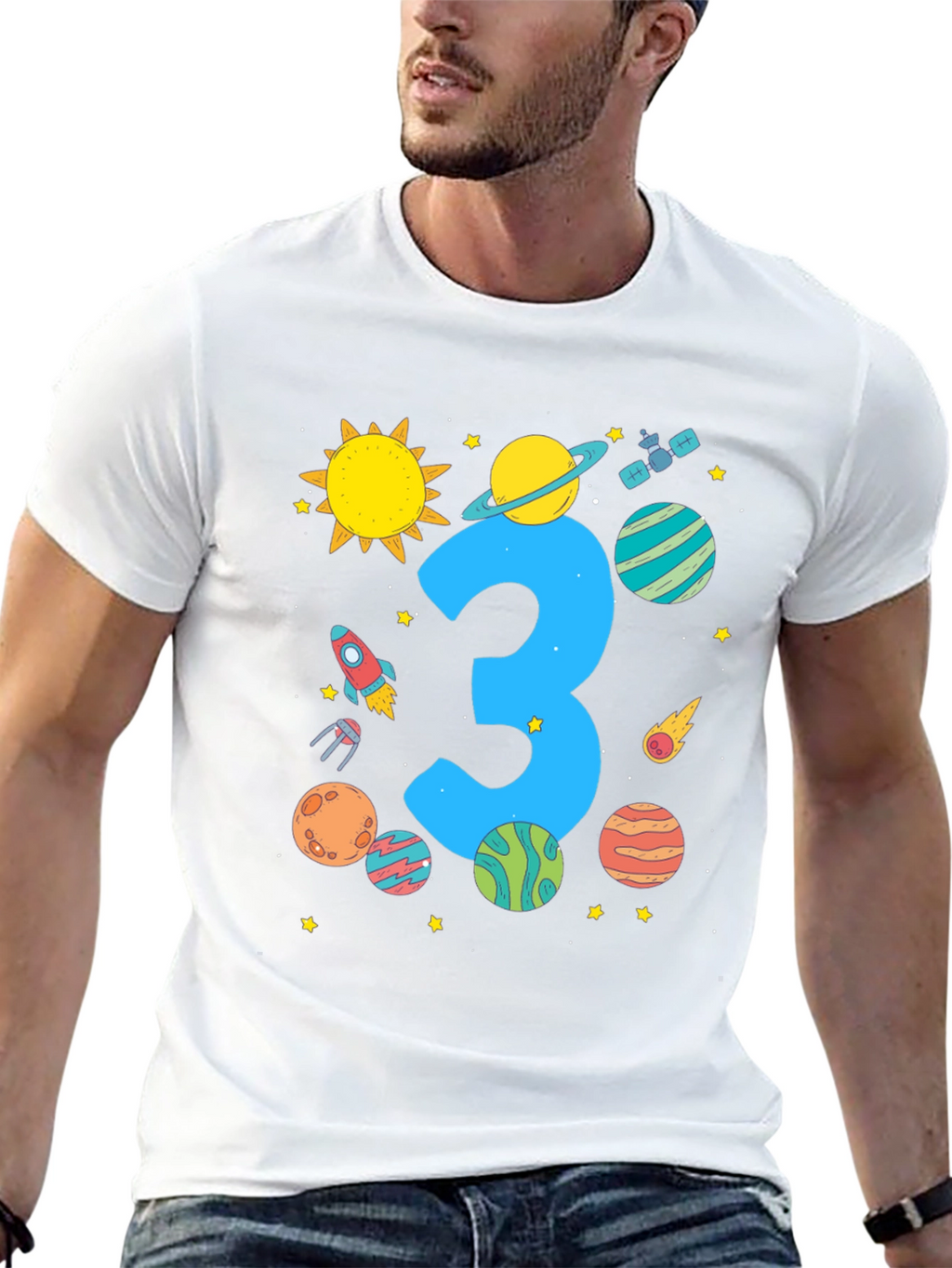 Cosmic 3rd Birthday T-Shirt