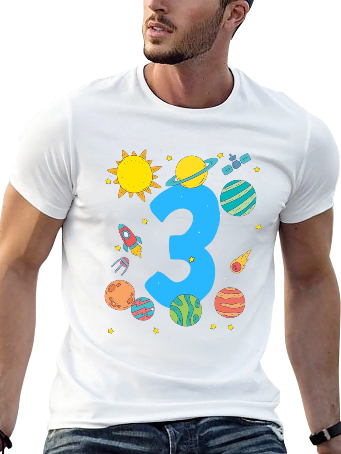 Cosmic 3rd Birthday T-Shirt