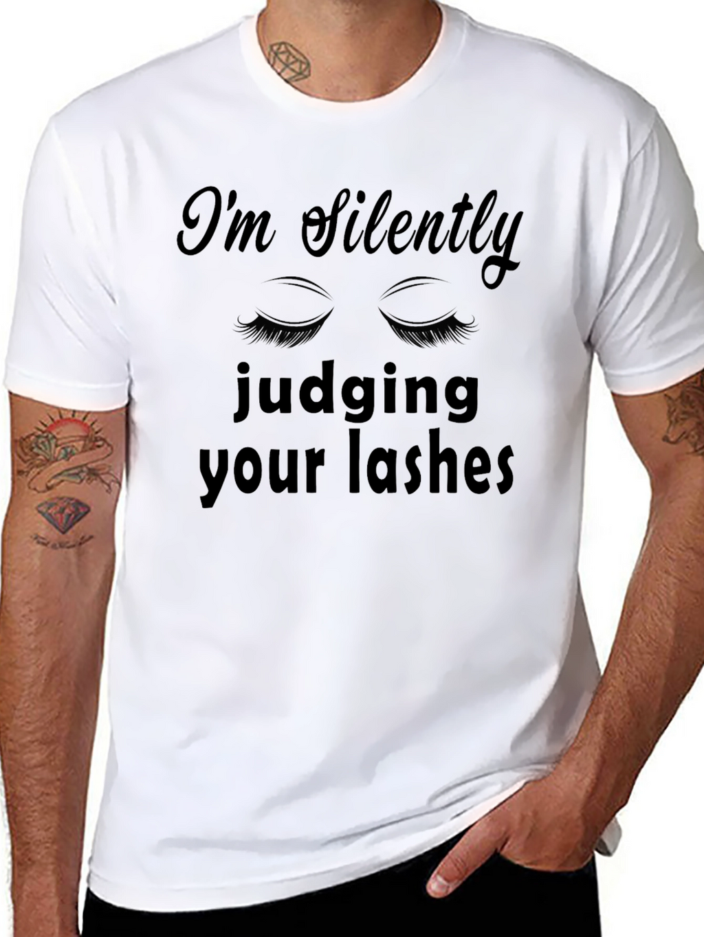 Judging Your Lashes Graphic T-Shirt