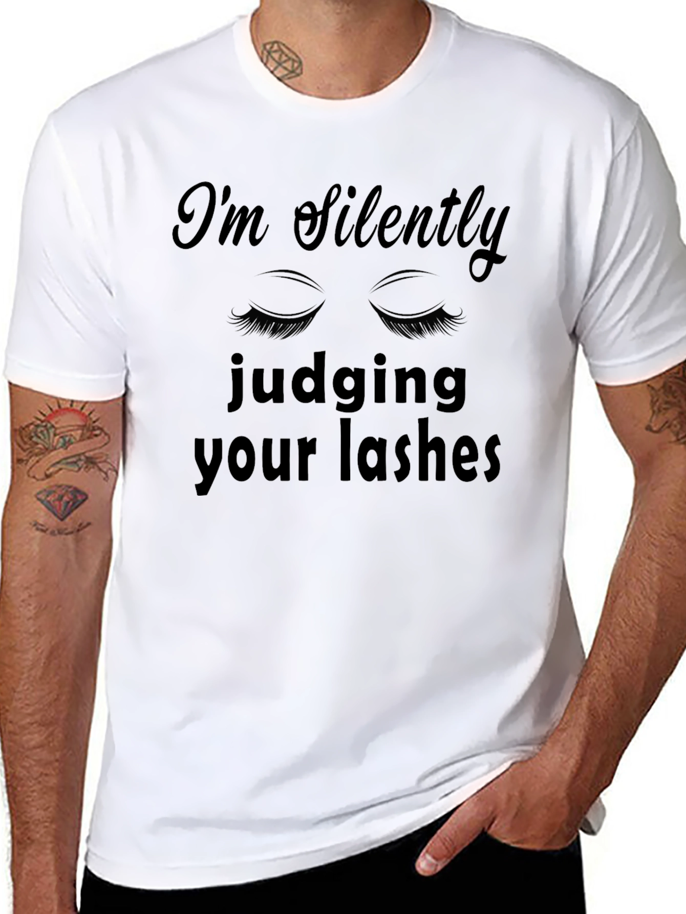 Judging Your Lashes Graphic T-Shirt