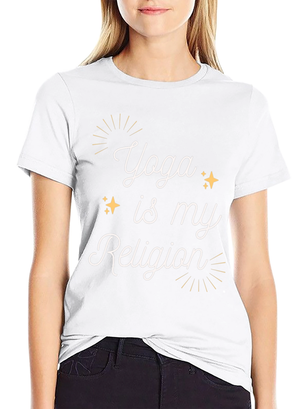 Yoga Is My Religion T-Shirt - Cotton Comfort