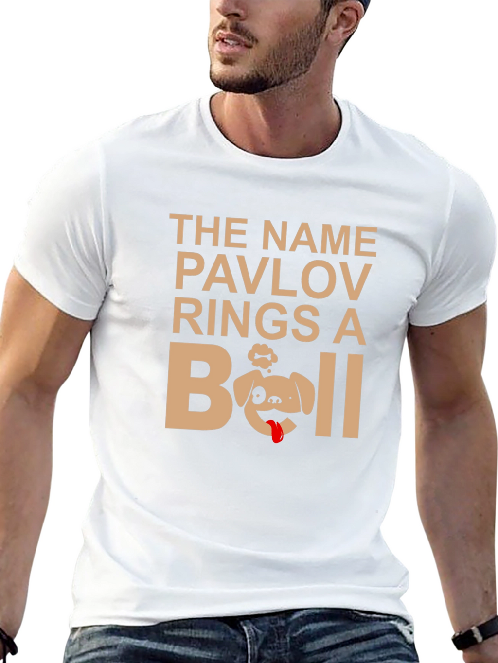 Pavlov Rings a Bell Funny Dog T-Shirt