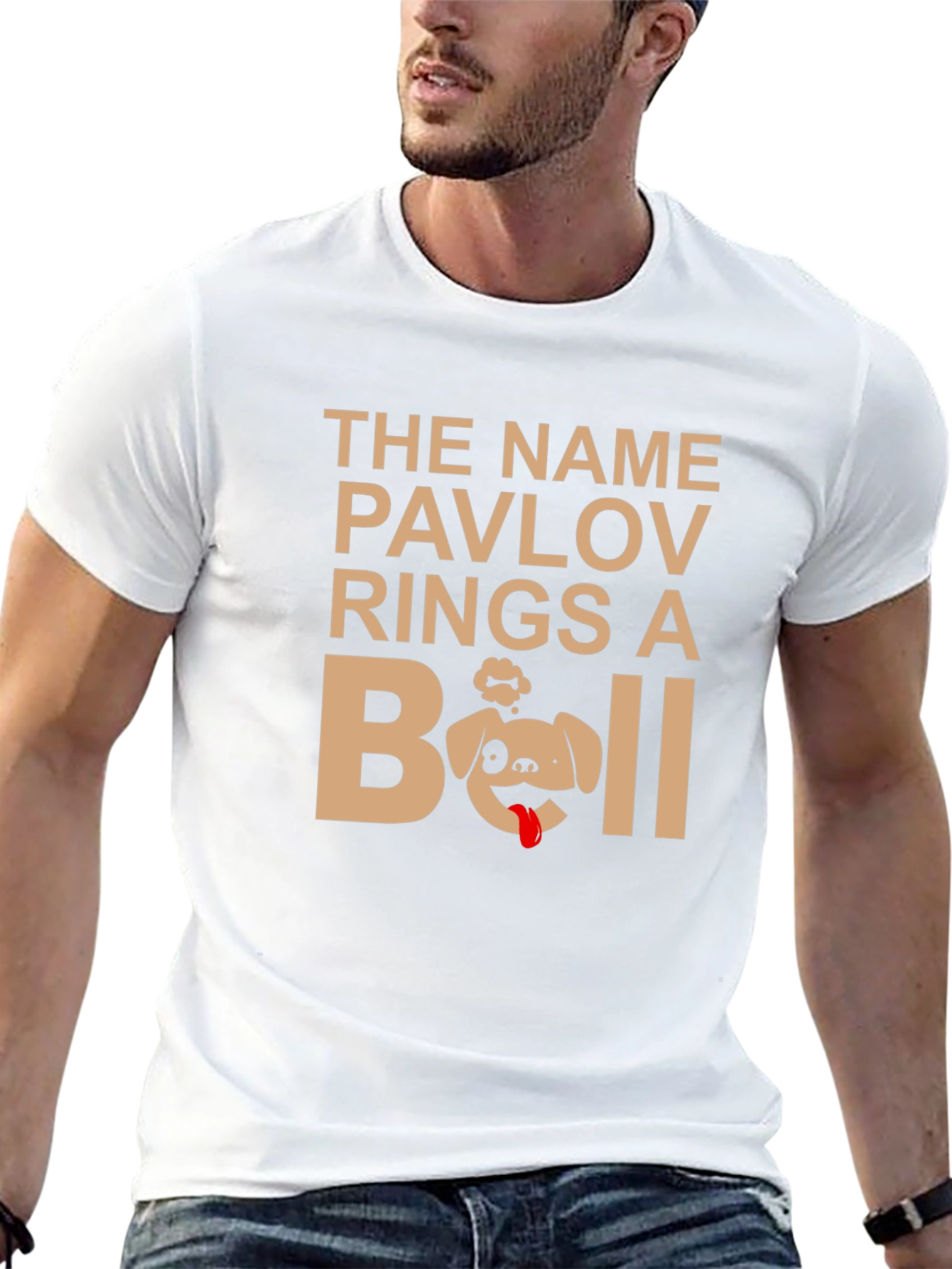 Pavlov Rings a Bell Funny Dog T-Shirt