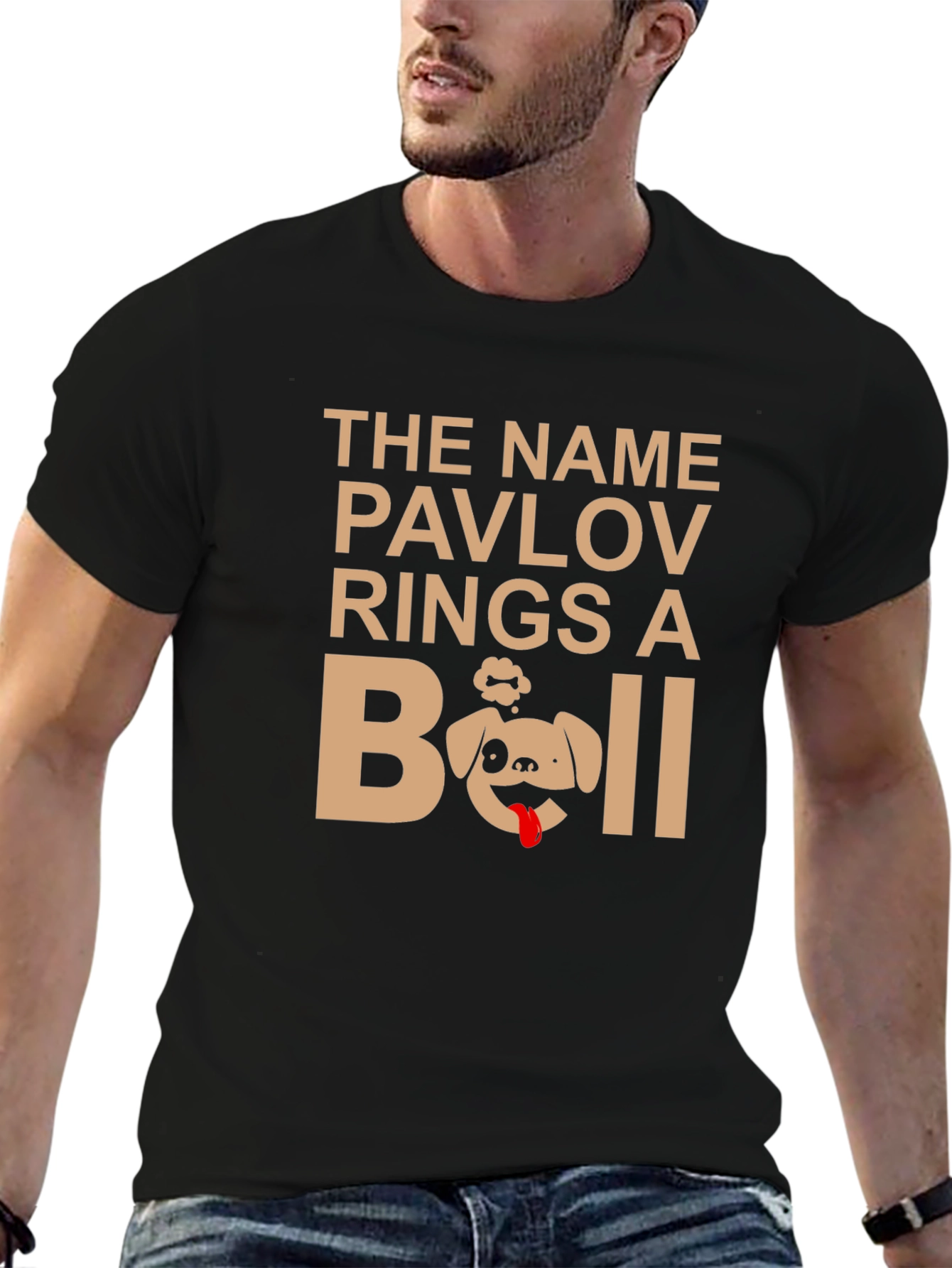 Pavlov Rings a Bell Funny Dog T-Shirt