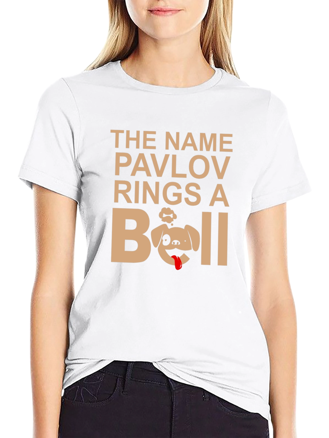 Pavlov Rings a Bell Funny Dog T-Shirt