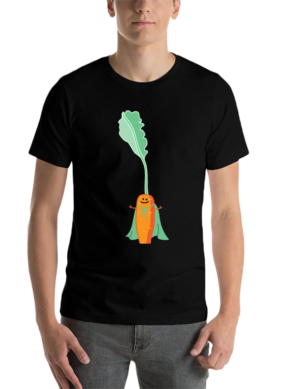 Superhero Carrot Graphic Tee