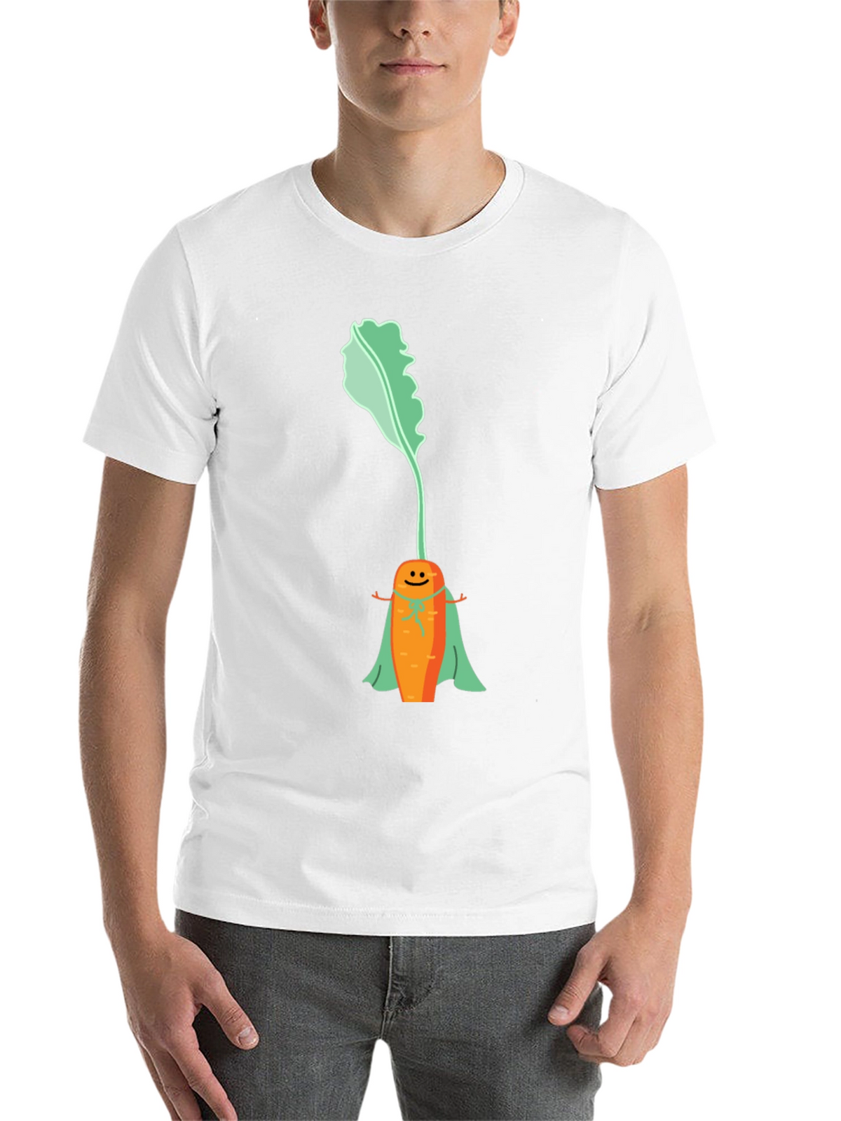 Superhero Carrot Graphic Tee