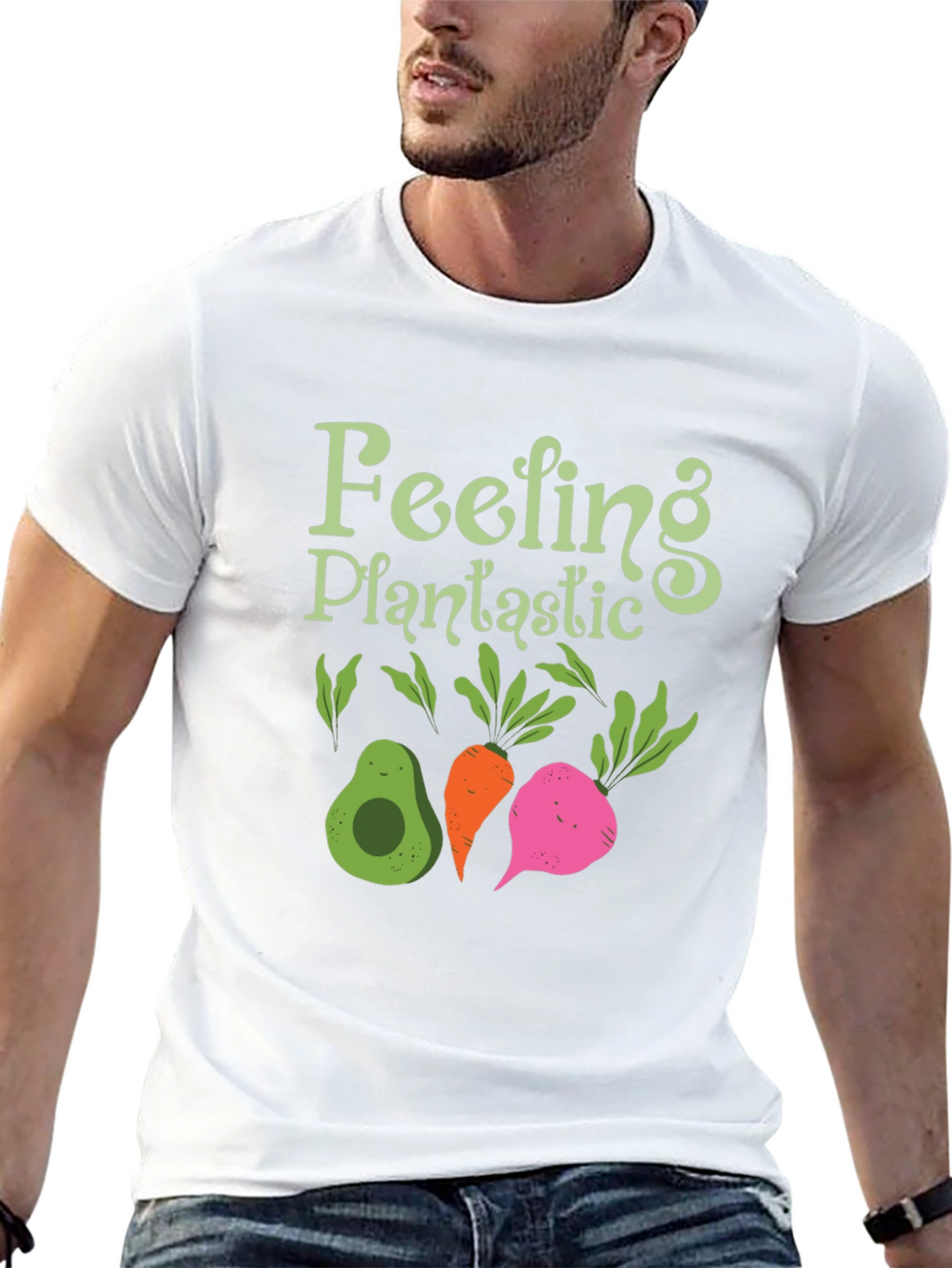 Feeling Plantastic T-Shirt - Vegan Graphic Tee
