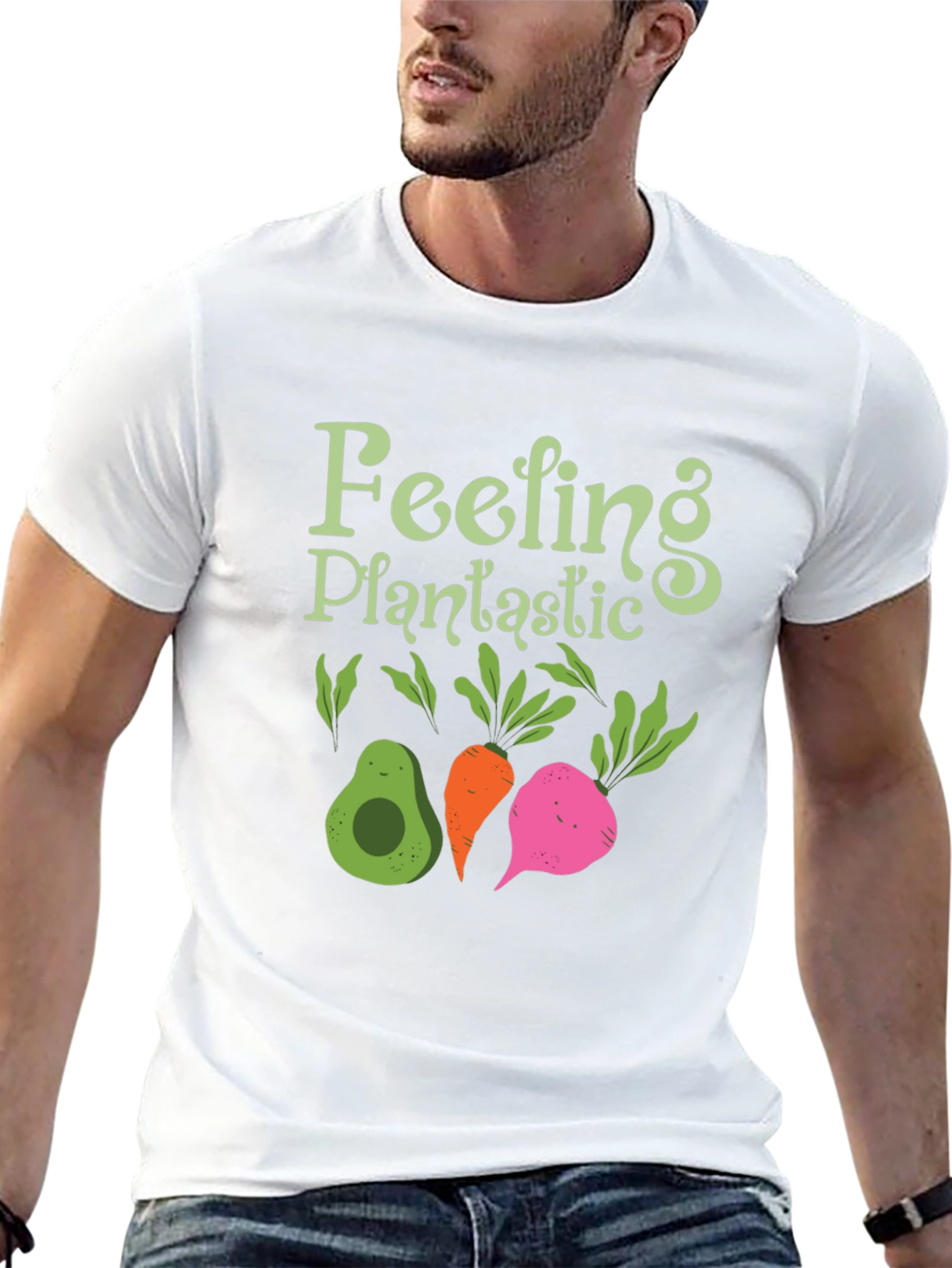 Feeling Plantastic T-Shirt - Vegan Graphic Tee
