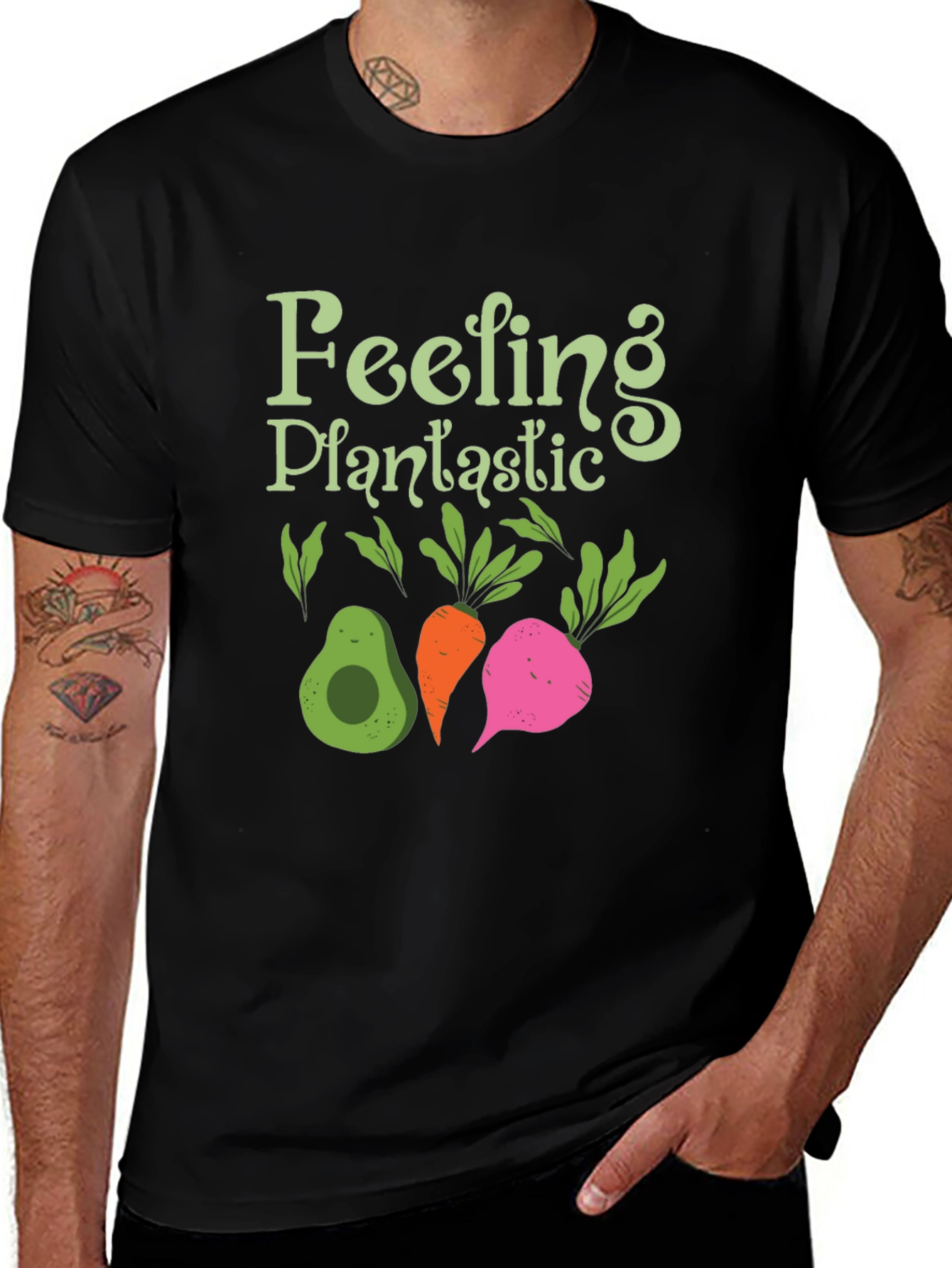Feeling Plantastic T-Shirt - Vegan Graphic Tee