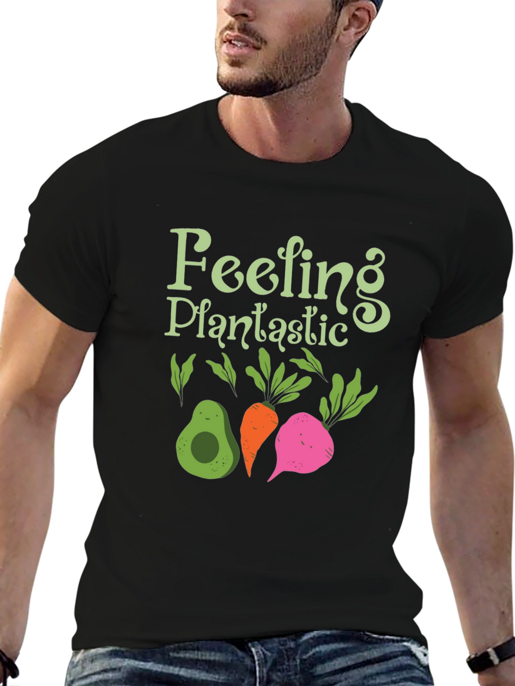 Feeling Plantastic T-Shirt - Vegan Graphic Tee