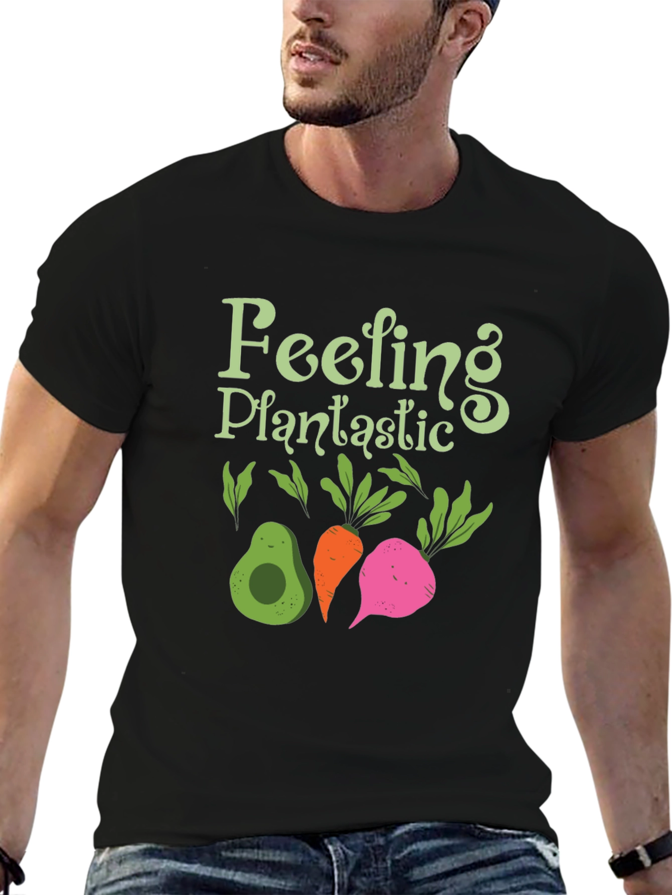 Feeling Plantastic T-Shirt - Vegan Graphic Tee